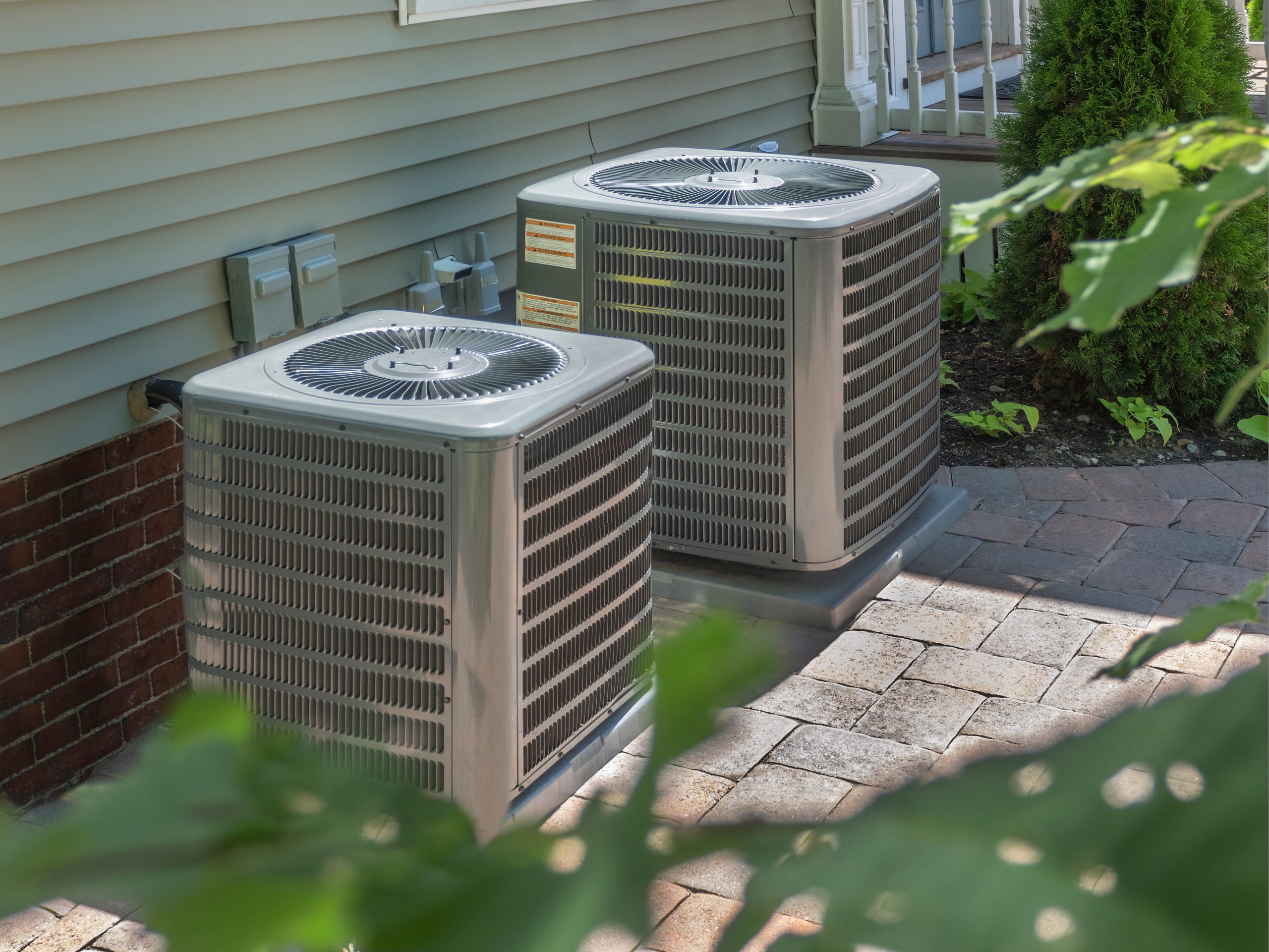 HVAC Heating And Air Conditioning Residential Units Or Heat Pump