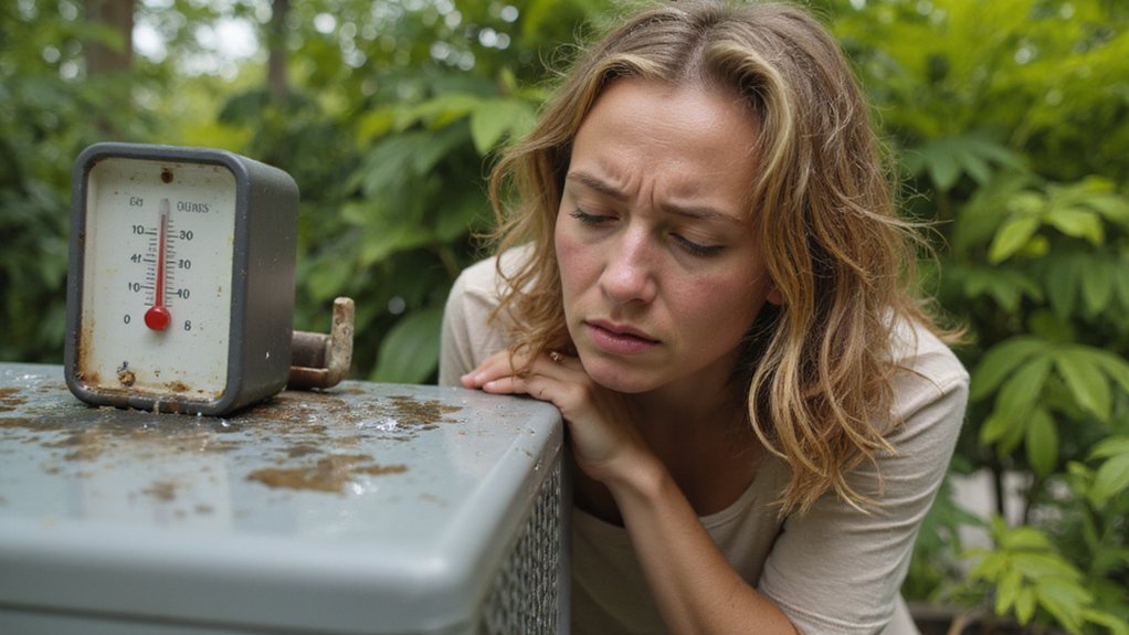 Air conditioner not cooling properly in a home living room