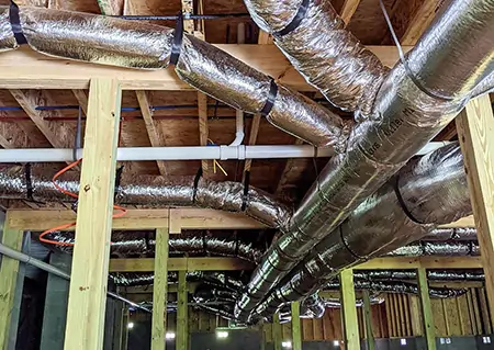 commercial duct installation from all seasons heating & air