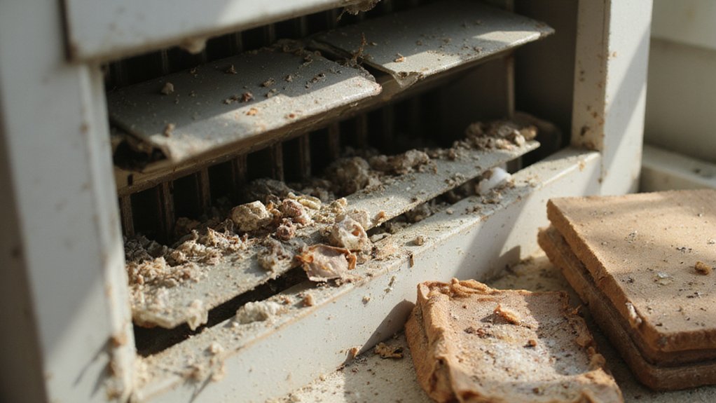 Air conditioner vent blowing weak airflow inside a home