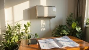 Whole-home AC replacement system installed for residential cooling
