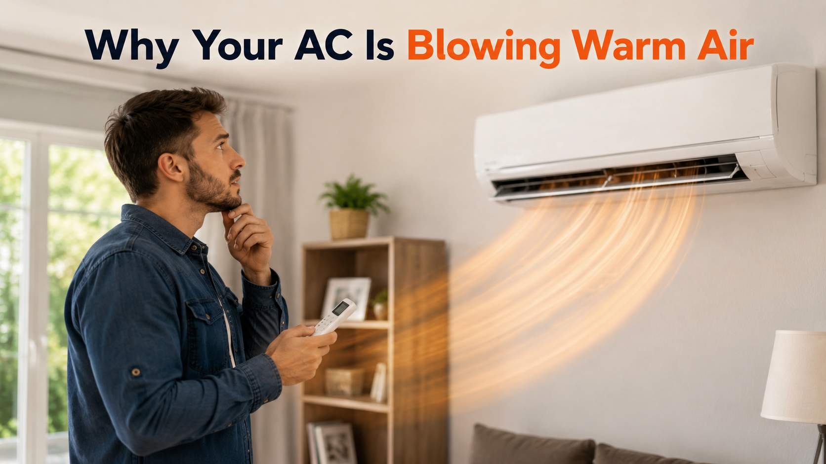 why-ac-is-blowing-warm-air "Home air conditioner blowing warm air instead of cool air during summer"
